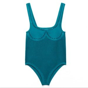 NWOT Zara Seamless Bodysuit, Size XS-S